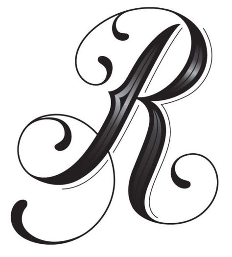 Calligraphy R, Letter D Tattoo, Letter R Tattoo, Monogramm Alphabet, Wife Tattoo, Tattoo Lettering Design, Cricut Monogram, Finger Tattoo For Women, Alphabet Letters Design