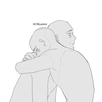 Hugging Drawing, Couple Poses Drawing, Couple Poses Reference, Body Reference Drawing, Body Pose Drawing, Foto Poses, Poses References, Figure Drawing Reference, Dessin Adorable