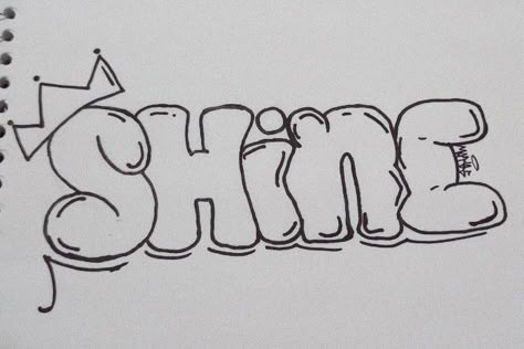 Graffiti Word Drawings, Word Drawings Art Ideas, Small Graffiti Drawings, Grafitti Art Ideas Easy, Graffiti Words To Draw, Graffiti Style Art Design, Graffiti Art Drawing Words, Graffiti Words Ideas, Graffiti Art Easy