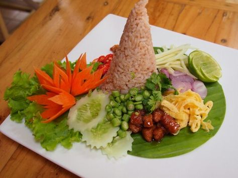 Spicy Fried Rice with Shrimp Paste Spicy Fried Rice, Fried Rice With Shrimp, Rice With Shrimp, Thai Shrimp, Project 2025, Shrimp Fried Rice, Shrimp Paste, Thai Food, Thai Recipes