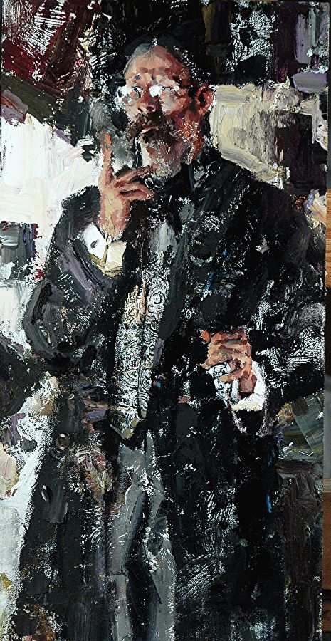 Jeffrey Watts, Distortion Art, Abstract Figure Art, Illustration Journal, Russian Painting, Impressionist Artists, Painting People, Top Art, Colorful Portrait