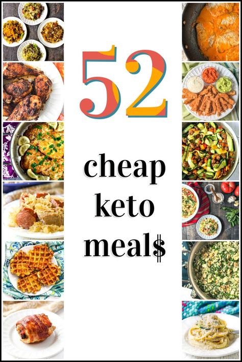 Keto Meal Planning, Cheap Keto Meals, Egg Recipes For Dinner, Cheap Keto, Keto Meal Plans, Keto Diet Results, High Protein Low Carb Recipes, Low Carb Meal Plan, Meals Recipes