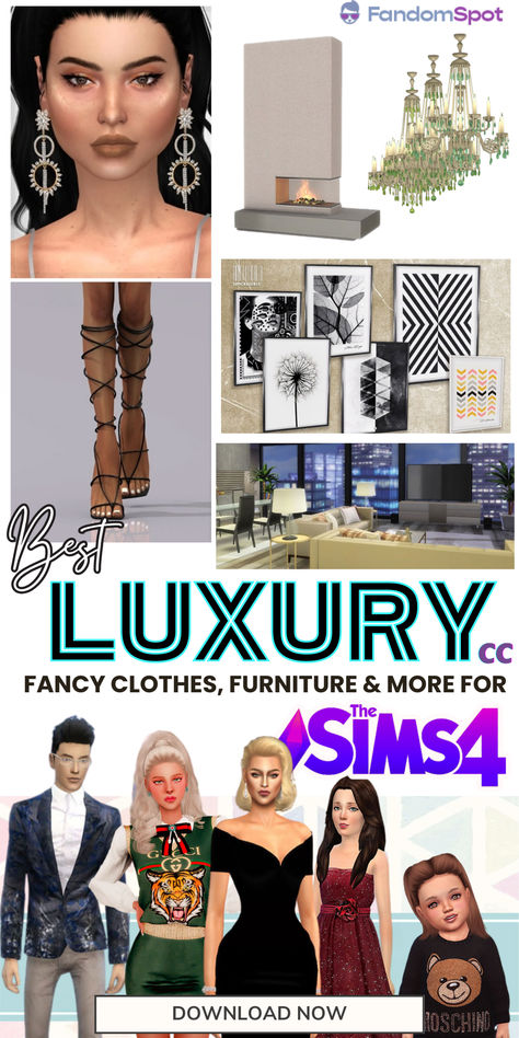 Rich Cc Sims 4, Sims 4 Fancy Cc, Sims 4 Luxury Cc Clothes, Sims 4 Cc Luxury Clothes, Sims 4 Luxury Cc, Sims 4 Luxury, Long Throw Pillows, Clothes Furniture, Rich Decor