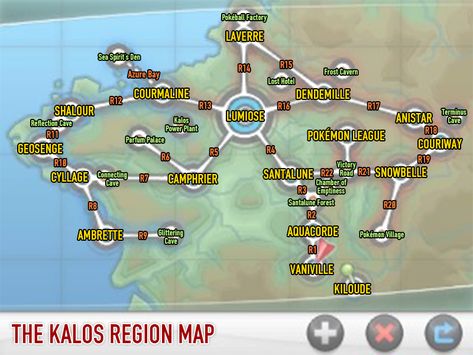 Kalos Region Map Stop Bothering Me, Kalos Region, Kicking And Screaming, Pokemon Stories, Pokemon Kalos, Pokemon Crossover, Pokemon Regions, All Pokemon, Itachi Uchiha