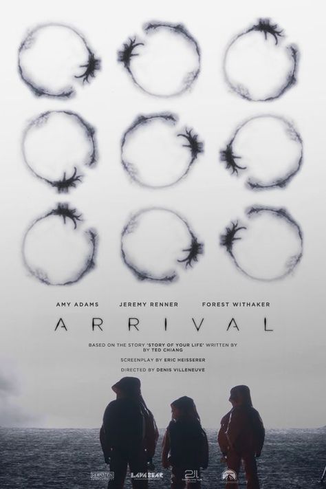 Arrival (2016) The Photograph Movie Poster, Sightless Movie Poster, Glass Movie Poster, Arrival Wallpaper, Triangle Tatoo, Movie Posters Whiplash, Lost And Delirious Movie Poster, Arrival Movie, Arrival Poster