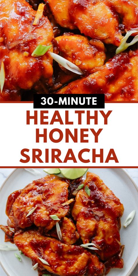 Spice up your mealtime with Honey Sriracha Chicken! It's sweet, spicy, and oh-so-satisfying. Honey Siracha Chicken, Honey Sriracha Chicken Wings, Honey Sriracha Sauce, Lime Rice Recipes, Honey Sriracha Chicken, Chicken Honey, Sriracha Chicken, Asian Chicken Recipes, Asian Dinner Recipes