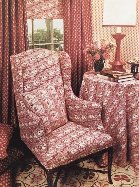 From the Archives: Laura Ashley's 1976 Print-Crazy Home  - HouseBeautiful.com Laura Ashley Prints, Laura Ashley Wallpaper, 1970s Home Decor, Romantic Pattern, Crazy Home, Fashion 2000, Laura Ashley Vintage, Laura Ashley Home, 1970s Home