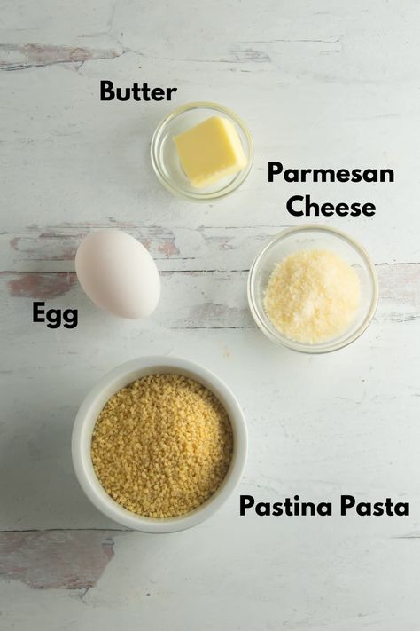 This simple recipe for pastina with egg and cheese, otherwise known as comfort food, will make everything feel a little better! #pastina #pastinarecipe #comfortfood #pastinaforbabies #babyfood #framedcooks Pastina Recipes Eggs, Egg Pastina Recipe, Recipes For Pastina, Pastina With Egg And Cheese, Pastina Recipes Italian With Egg, Pastina Pasta Recipes, Barilla Pastina Recipe, Pastina Egg And Cheese, Pastina Recipes No Egg