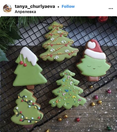 Decorated Christmas Cookies, Christmas Cookie Cake, Christmas Cookie Recipes Holiday, Christmas Sugar Cookies Decorated, Cute Christmas Cookies, Christmas Cake Designs, Sugar Cookie Royal Icing, Sugar Cookie Icing, Winter Cookie