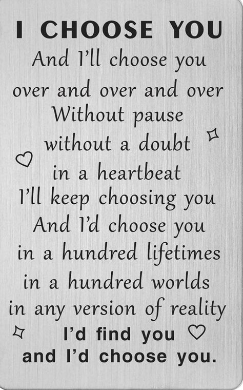 Groom Gifts From Bride, I Choose You Quotes, Bride On Wedding Day, Merrill Osmond, Romantic Sayings, Poem Book, Love You Boyfriend, Beast Quotes, Letter For Him