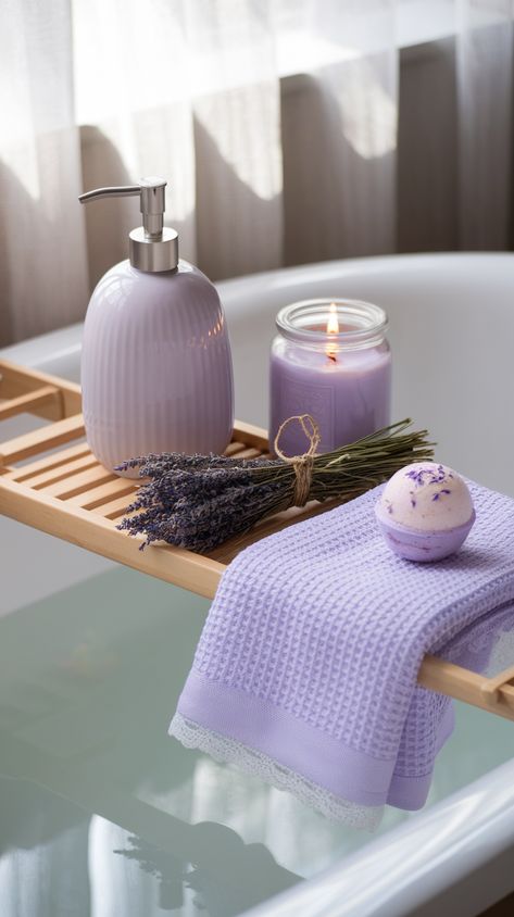 9 Lavender Bathroom Ideas for a Soothing, Elegant Space – Life and Subscribe Lavender Bathroom Ideas, Lavender Bathroom, Bathroom Ideas, Lavender, Beauty