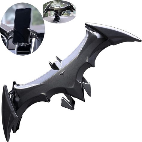 Batman Phone, Cell Phone Car Mount, Car Cell Phone Holder, Batman Car, Bat Decorations, Phone Holder For Car, Cool Car Accessories, Car Sounds, Car Holder