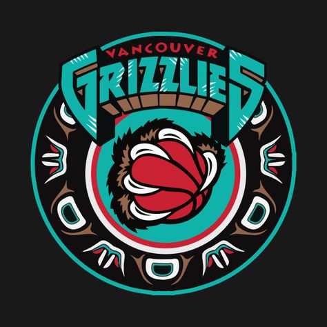 Check out this awesome 'Vancouver+Grizzlies+Retro' design on @TeePublic! Grizzlies Logo, Nba Pics, Nba Logos, Beast Logo, Retro Crewneck, Vancouver Grizzlies, Union Logo, Baseball Teams Logo, Sports Logo Inspiration