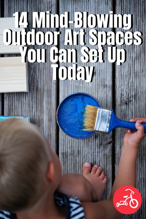 Outdoor Art Studio, Painting Station, Art Spaces, Toddler Outdoor, Art Area, Outdoor Crafts, Art Easel, Outdoor Classroom, Work Diy