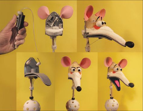 Hand and Rod Puppets Figures In The Fourth Dimension Mechanical Gadgets, Puppet Mechanics, Rod Puppet, Kangaroo Art, The Fourth Dimension, Custom Puppets, Fourth Dimension, Marionette Puppet, Puppet Patterns