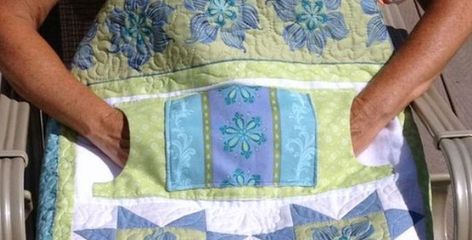 Lap Quilt With Pockets To Keep Hands Warm Or Even Hide Snacks! – Quilting Cubby Elephant Quilts Pattern, Quilted Lap Blanket, Tissue Pouch, Lap Quilt Patterns, Elephant Quilt, Quilt Display, Sewing Machine Embroidery, Baby Quilt Patterns, Quilted Gifts