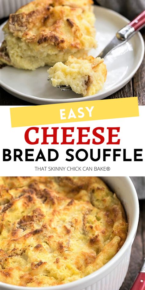 Egg Souffle Recipes, Souffle Recipes Easy, Breakfast Souffle, Cheese Souffle Recipes, Egg Souffle, Baked Omelet, Cheese And Bread, Potato Cakes Recipe, Savoury Bakes