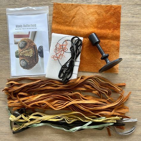 Hooked Rug Pumpkin Make Do Instructions - One Hundred Dollars a Month Rug Hooking Tutorial, Rug Hooking Kits, Hooked Rug, Make Do, Head Color, Iron Candle, Pumpkin Head, Color Photo, Rug Hooking