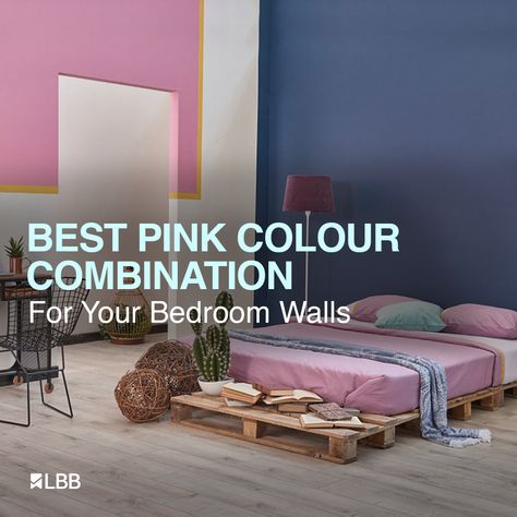 Pink is known to have a calming effect on your mind, and goes well with most elements like gold accents or greenery. Check out the eleven best pink two colour combinations for bedroom walls. Pink Colour Combination, Pink Looks, Wall Color Combination, Pink Color Combination, Bedroom Color Combination, Bedroom Pink, Bedroom Walls, Pink Colour, Colour Combination