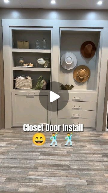 Closet Murphy Door, Murphy Closet Door, Murphy Door Closet, Hidden Closet Door Ideas, Secret Closet Door, Double Closet Doors, Hidden Closet, Murphy Door, 2024 Interior Design