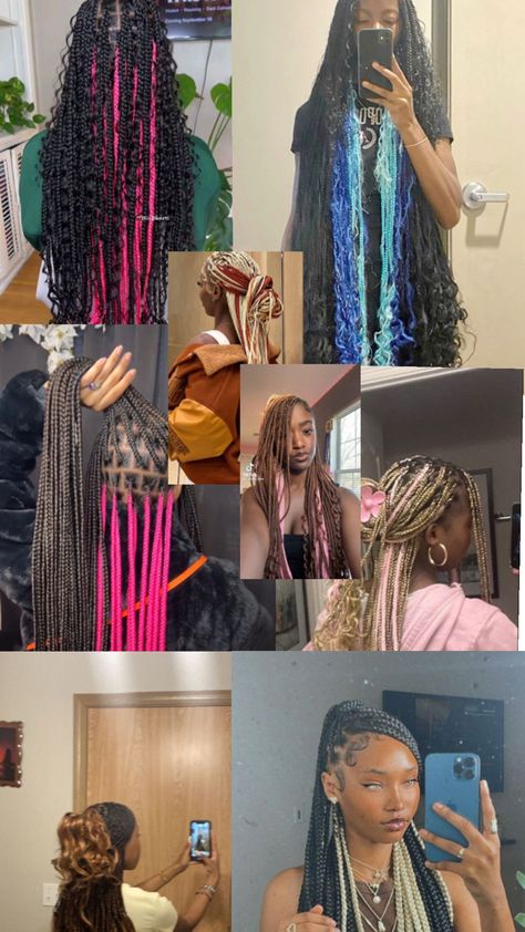 Peekaboo Braided Hairstyles, Peekaboo Braids Color Combo, Peekaboo Island Twist, Blonde Peekaboo Braids, Peekaboo Box Braids, Peekaboo Braids, Birthday Hairstyle, Latest Hair Braids, Peekaboo Color