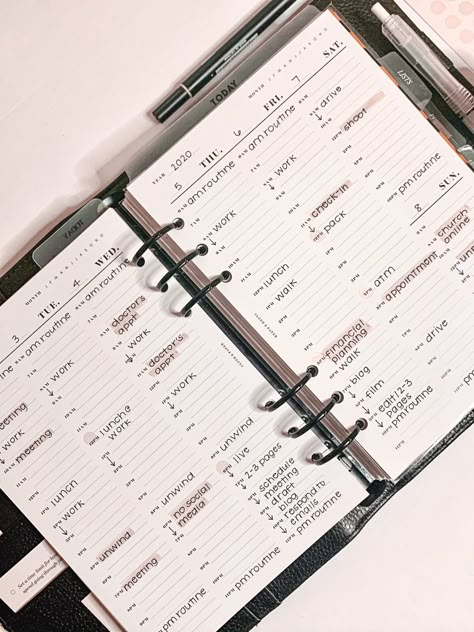 Organization Aesthetic Planner, Full Planner Aesthetic, Happy Planner Notes Ideas, Hourly Planner Aesthetic, Paper Planner Aesthetic, Schedule Organization Aesthetic, Minimalist Planner Ideas, Hourly Planner Ideas, Planner Astethic