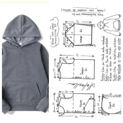 Pola Jaket, Hoodie Sewing, Hoodie Sewing Pattern, Mens Sewing Patterns, T Shirt Sewing Pattern, Girls Clothes Patterns, Trendy Sewing Patterns, Sewing Collars, Kids Clothes Patterns