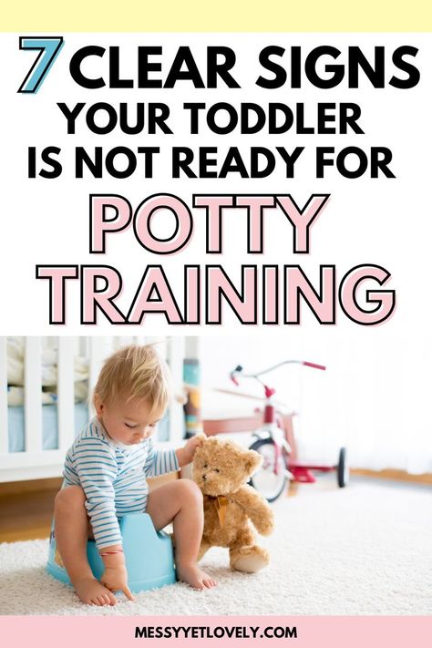 Are you a toddler parent wondering about when to start potty training? Potty training is an important milestone that requires time and patience. So if you start potty training too soon, it can backfire on your efforts and take longer time than needed. Here are 7 signs that your toddler is not ready for potty training and learn about the right time to start potty training. When To Start Potty Training, Potty Training Activities, Toddler Behavior Management, Potty Training Boys, Toddler Potty Training, Starting Potty Training, Potty Training Chart, Toddler Behavior, Potty Time