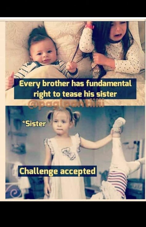 Jokes On Brother, Bro And Sis Quotes Funny, Comedy Thoughts, Laughing Quotes Funny, Brother Sister Quotes Funny, Bro And Sis Quotes, Best Brother Quotes, Aditya Seal, Sister Jokes