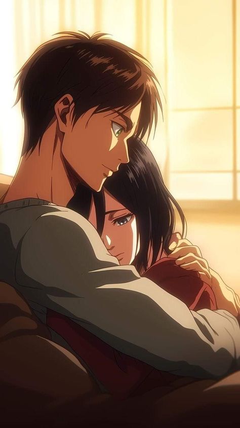 Eren And Mikasa Tattoo, Attack On Titan Eren X Mikasa, Mikasa And Eren Fanart, Eren And Mikasa Wallpaper, Eren Mikasa Wallpaper, Hitch Aot, Eremika Wallpaper, Mikasa Ackerman Wallpapers, Aot Eren X Mikasa