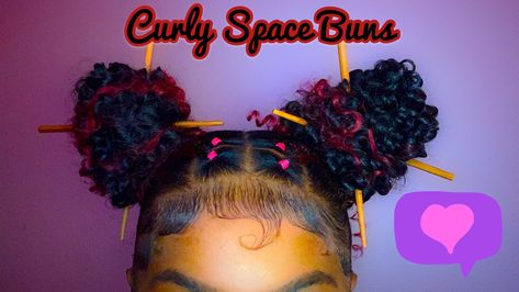 Natural Hairstyles With Chopsticks, Space Buns With Chopsticks, Braids With Chopsticks, Hairstyles With Chopsticks, Double Buns, Two Buns, Space Buns, Hairstyle Examples, Bun Tutorial