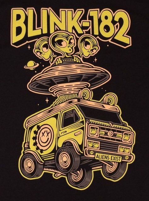 Blink 182, Aliens, Black