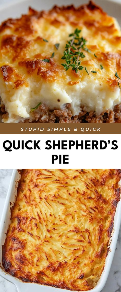 Image for Quick Shepherd’s Pie Stovetop Shepherds Pie, Shepherds Pie No Vegetables, Shepherds Pie Freezer Meal, Lazy Shepherds Pie Recipe, Weight Watchers Shepherds Pie, Old Fashion Shepards Pie, Shepards Pie Easy Quick, Easy Shepard's Pie, Ham Shepherds Pie Recipe