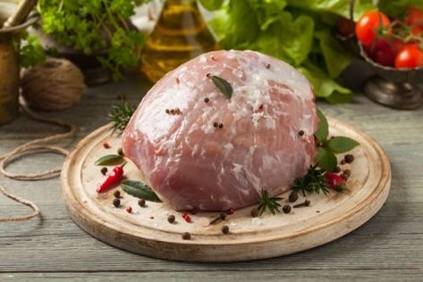 How to Cook Frozen Ham in a Crock-Pot via @missvickiecom Uncooked Ham In Crockpot, Frozen Ham In Crockpot, Cooking Ham In Crockpot, Precooked Ham, Ham Recipes Crockpot, Slow Cooker Ham Recipes, Ham In The Oven, Ham Recipes Baked, Fresh Ham