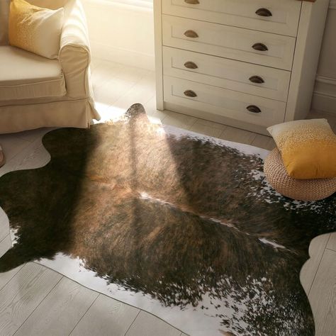 Faux Cowhide Rug, Faux Cowhide, Carpet Living Room, Cowhide Rug, Cow Hide Rug, Home Office Living Room, Accent Rugs, Rug Store, Room Aesthetic