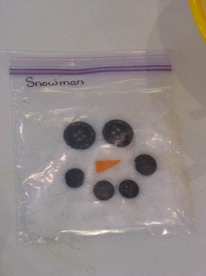 Snowman in a Bag by Teach Preschool Snowman In A Bag, Activities For Elementary Students, Winter Science Experiments, Daycare Business, January Art, Winter Science, Teach Preschool, January Crafts, Kid Experiments