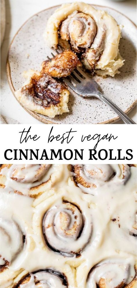 Vegan Cinnamon Rolls Easy, Best Vegan Cinnamon Rolls, Pudding Chia, Rolls Easy, Cinnamon Roll Recipe, Vegan Cinnamon Rolls, Cinnamon Rolls Easy, Vegan Baking Recipes, Vegan Bakery