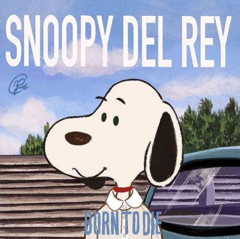 Lana Del Rey Albums, Baby Snoopy, Snoopy Funny, Snoopy Images, Snoopy Wallpaper, Snoopy Pictures, Snoop Dog, Snoopy Love, Music Covers