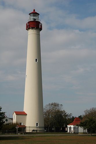 Cape May Lighthouse, Cape May New Jersey, Lighthouse Photos, Lighthouse Pictures, Beautiful Lighthouse, Beacon Of Light, Light Of The World, Cape May, Light House