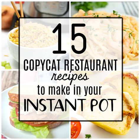 Instapot Meals, Best Instant Pot Recipe, Copycat Restaurant Recipes, Healthy Instant Pot Recipes, Pot Ideas, Instant Pot Dinner Recipes, Crisp Recipe, Insta Pot, Favorite Appetizers