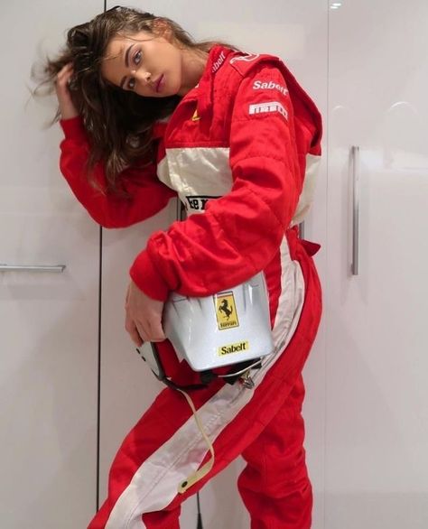 Throttled by Lauren Asher Formula 1 Women Drivers, Formula One Costume, F1 Driver Costume Women, Ferrari Halloween Costume, Race Girl Outfit, Ferrari Girl Aesthetic F1, F1 Costume Women, F1 Driver Costume, F1 Halloween Costume