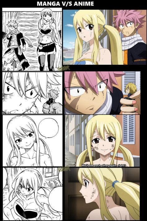 Manga Vs Anime Fairy Tail Team Natsu, Eden Zero, Manga Vs Anime, Fairy Tail Comics, Fairy Tail Natsu And Lucy, Fairy Tail Pictures, Anime Fairy Tail, Fairy Tail Nalu, Fairy Tale Anime