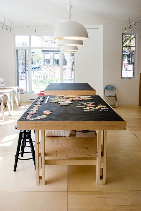 Art Work Table, Large Work Table, Art Studio Work Table, Large Craft Table, Diy Work Table, Art Studio Table, Break Out Space, Workshop Table, Creative Studio Space