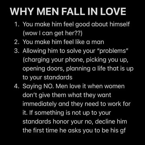 How to make him fall for you How To Make Him Fall In Love With You, How To Make Someone Fall For You, How To Make A Guy Fall For U, Pick Yourself Up, Fall For You, Guys Be Like, Man In Love, Good Advice, Falling In Love