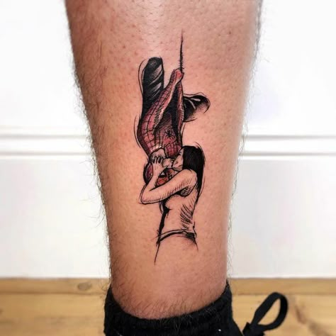 Spiderman Tattoo For Guys, Spiderman Watercolor, Spider Man Tattoo, Disney Stitch Tattoo, Comic Book Tattoo, Spiderman Tattoo, Men Tattoos Arm Sleeve, Marvel Tattoos, Steve Ditko