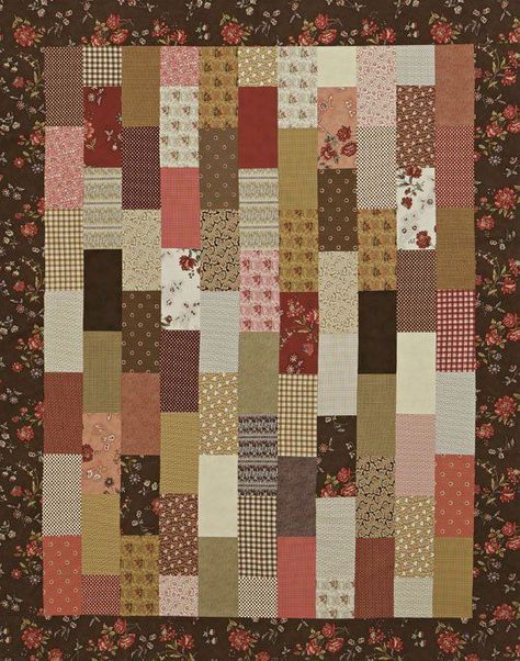 Stacked Rectangles Quilt Colchas Quilting, Layer Cake Quilt Patterns, Quilt Layers, Cake Quilt, Row Quilt, Layer Cake Quilts, Beginner Quilt Patterns, Easy Quilt Patterns, Strip Quilts