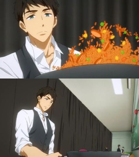 @bestanimeworld20 ha realizado una publicación en su perfil de Instagram: “What a sexy chef 🧑🏽‍🍳 do you like this version of sousuke ? 🔥😏” Free! Anime, Sosuke Free, Free Sosuke, Sosuke Yamazaki, Yamazaki Sousuke, Husband Goals, Sousuke Yamazaki, Swimming Anime, Free Eternal Summer