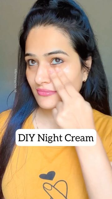 Vitamin E Capsules And Aloe Vera Gel For Face, Homemade Night Cream For Face, Face Brightening Cream, Vitamin E Capsules For Face Overnight, Night Skin Care Routine Homemade, Diy Night Cream For Glowing Skin, Alovera Gel For Face At Night, Homemade Night Cream For Glowing Skin, Home Made Night Cream For Glowing Skin