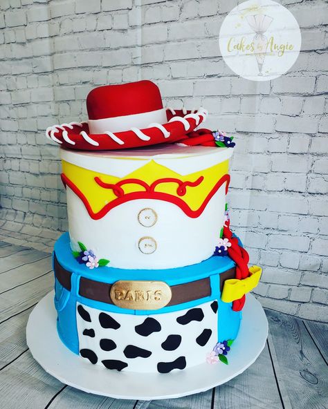 Toy Story Cake Jessie, Jesse Toy Story Cake, 2023 Birthday Cake, Jesse Toy Story, Jasmine Birthday, Toy Story Cakes, Story Birthday, Toy Story Birthday Party, Toy Story Birthday