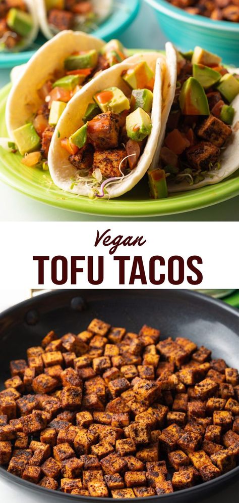 Crispy Tofu Tacos Recipes, Vegan Bria Taco, Vegan Taco Tuesday, Crispy Tofu Tacos, Tofu Tacos Recipes Easy, Vegan Tofu Tacos, Tofu Mexican Recipes, Tofu Tacos Recipes, Tofu Mexican